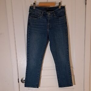 117 - Classic Blue Women’s Straight-Leg Levis Jeans